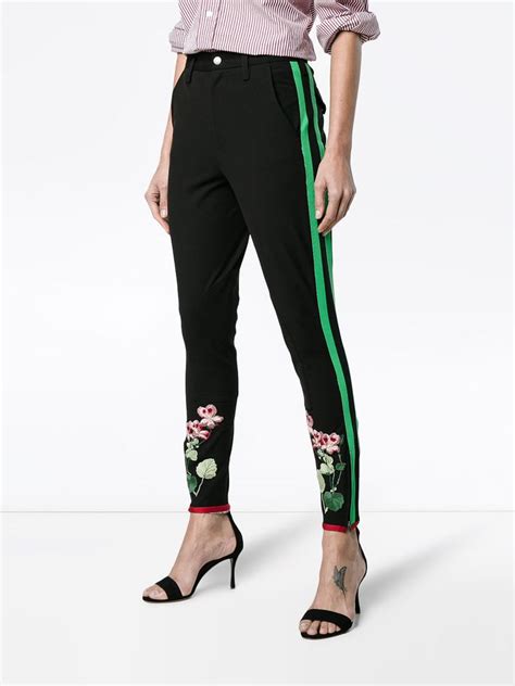 pantaloni gucci donna floreali